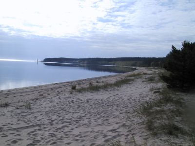 Sotahistoriaa Itä-Kannaksella 1-4.6.2001
Laatokan rantaa lähellä Käkisalmea. Paikka taisi olla Porkanniemeä

