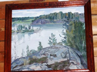Kurkijoki
Koululla oleva maalaus maisemasta
Avainsanat: Kurkijoki