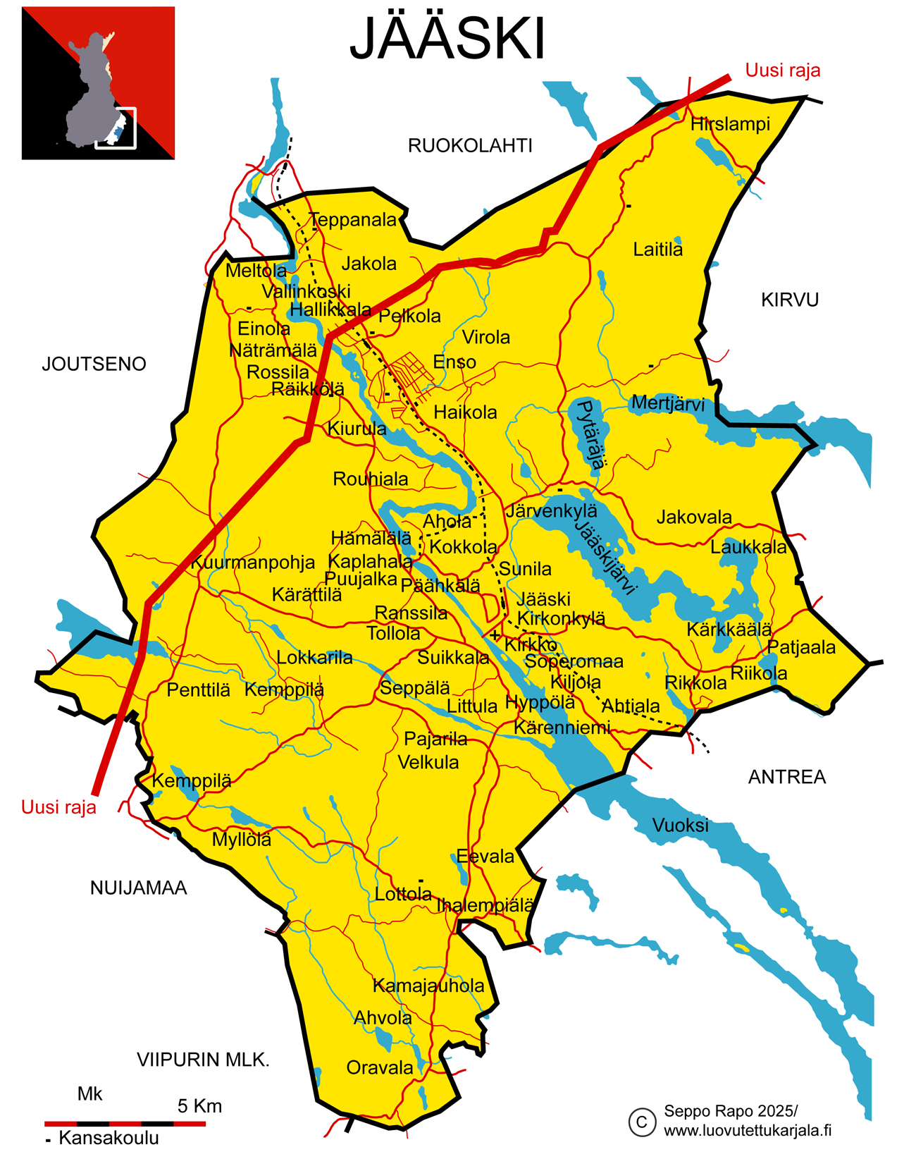 jaasken kartta