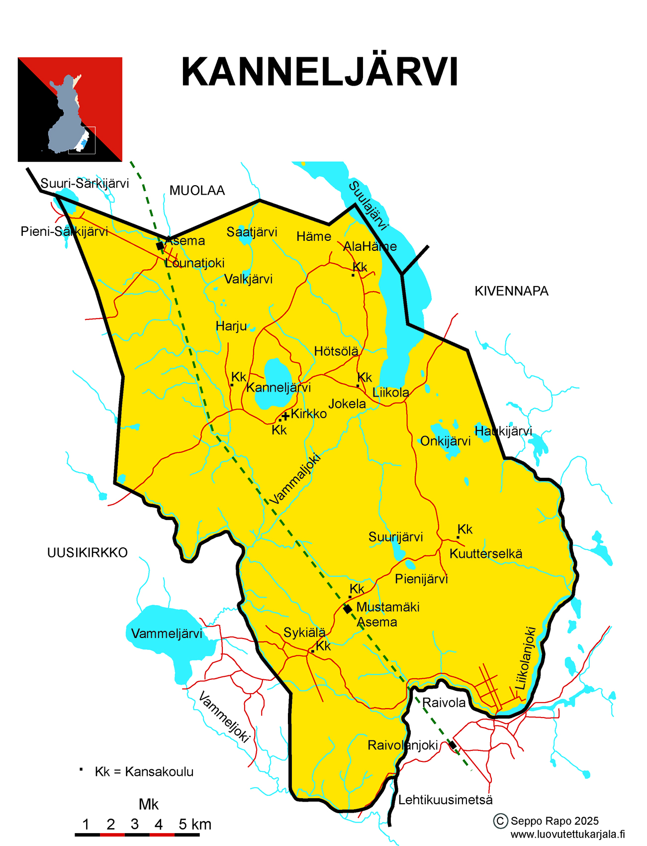 Kanneljärven kartta