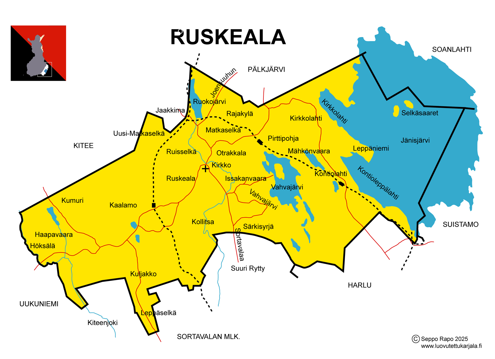 Rueskealan kartta