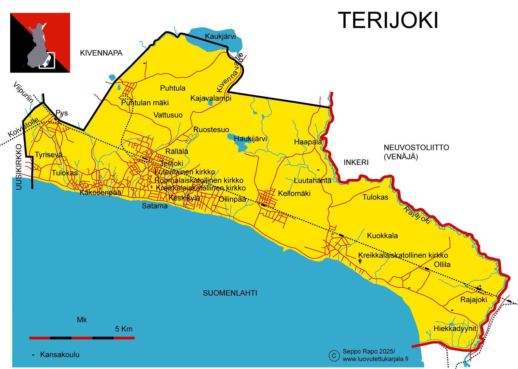 Terijoki kartta
