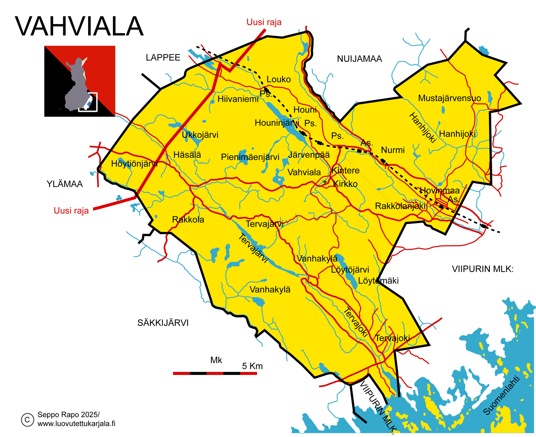 vahviala kartta
