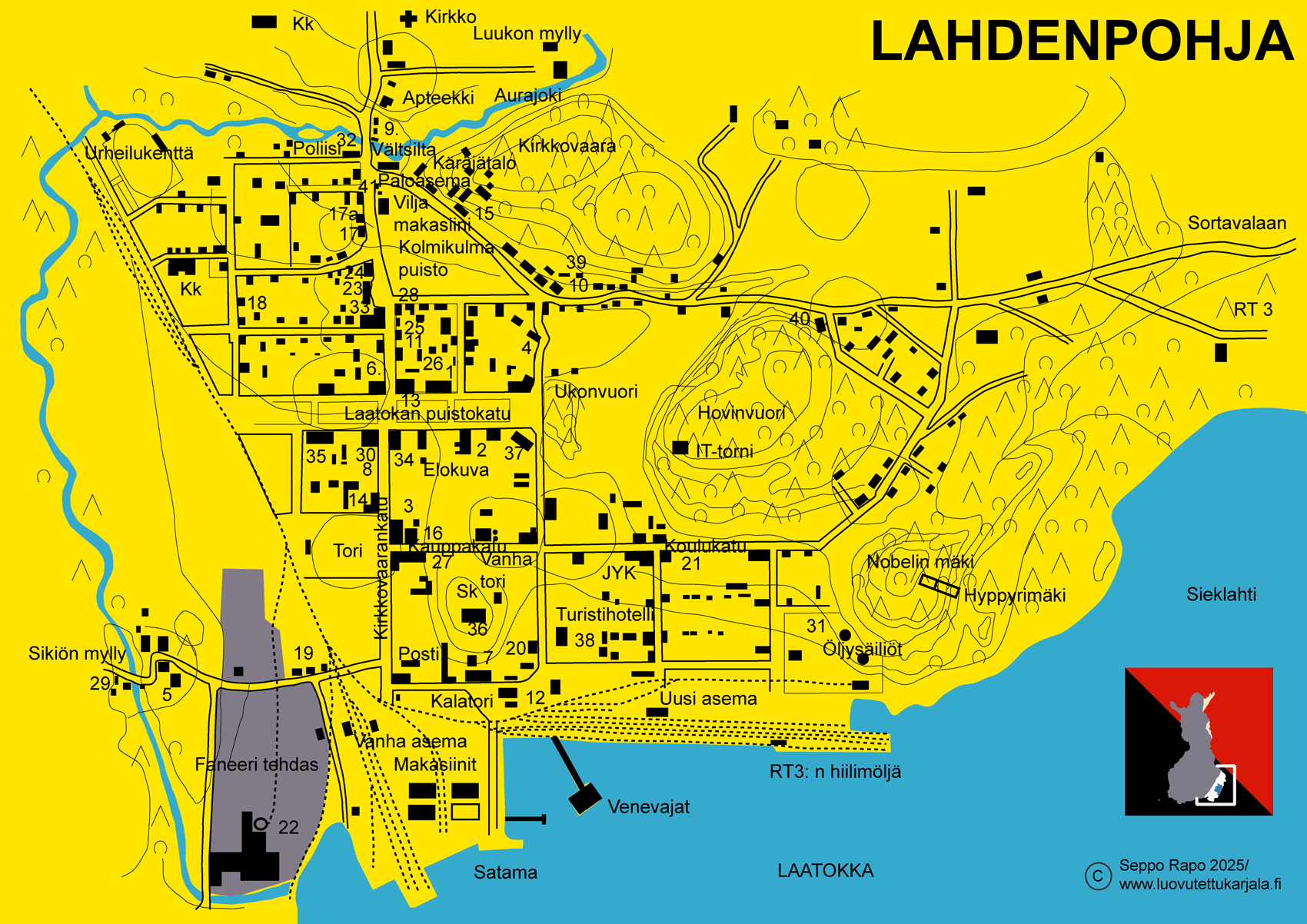 lahdenpohjan kartta