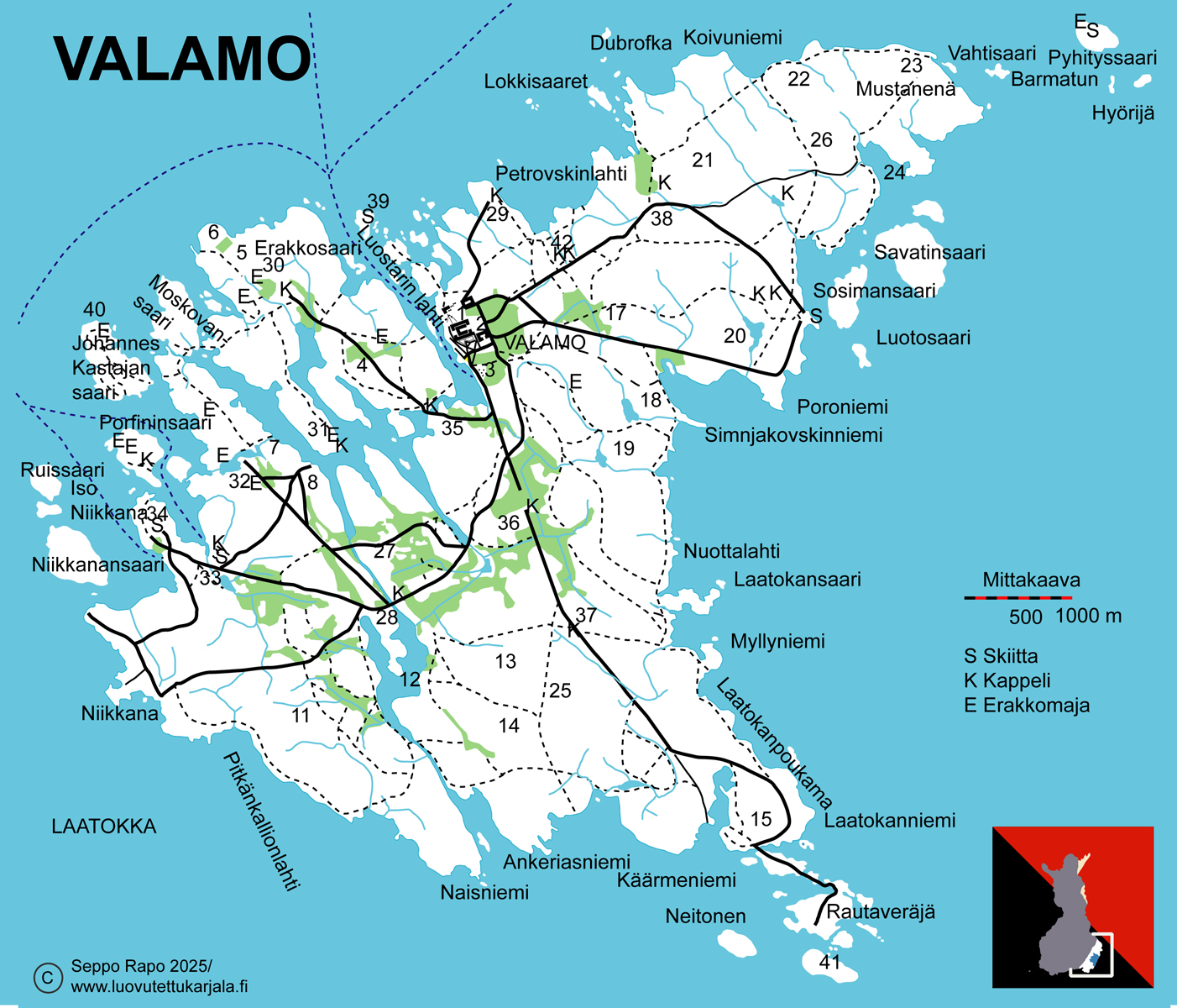 valamon kartta
